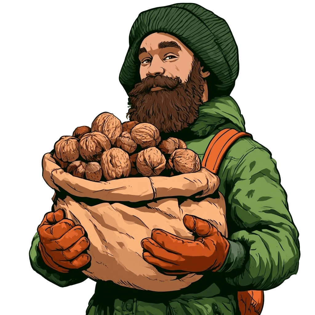 Курьер с орехами